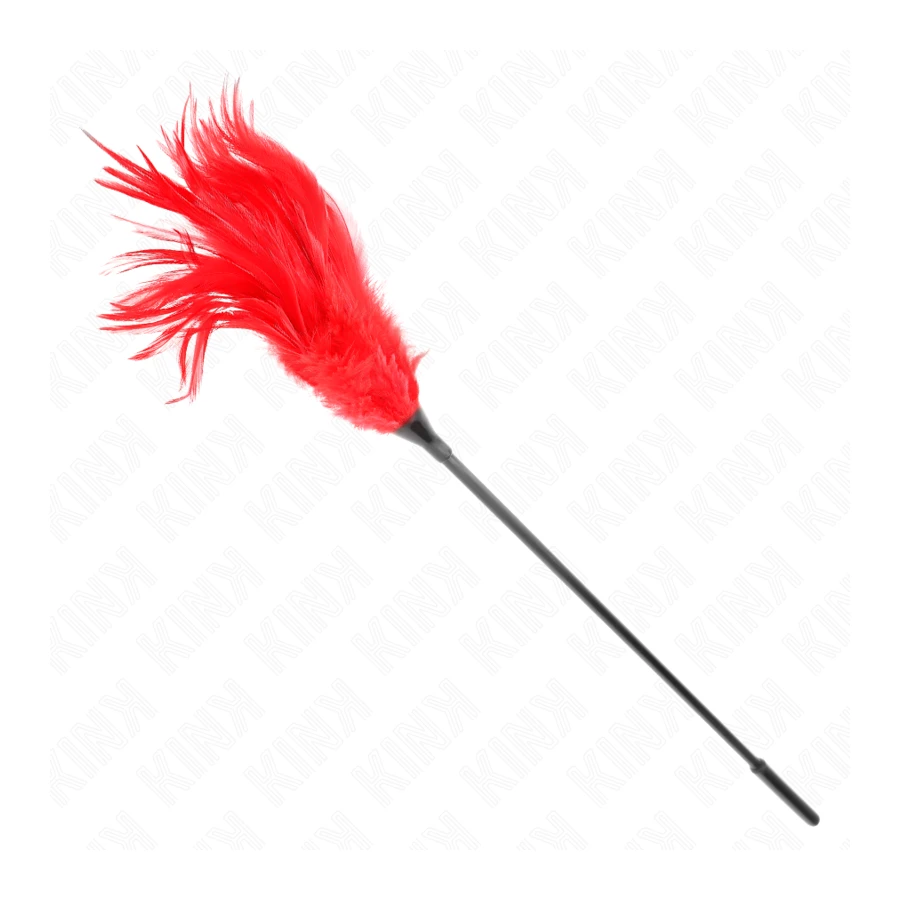 KINK - PIUME MULTIPLE ROSSE TICKLE 45 CM